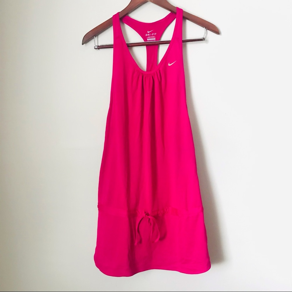 Nike Pink Dri-Fit Tank Tunic- S